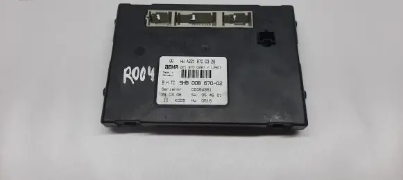 Mercedes-Benz S W221 Interior fan control switch A2218700287 5HB00867002