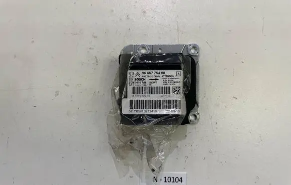 Peugeot 3008 I Airbag control unit/module 9666775480 0285010704 YBSN0212410