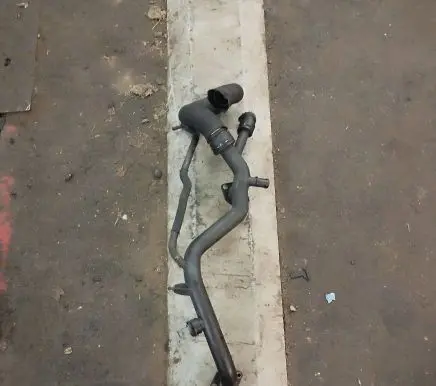 Audi A6 S6 C6 4F Engine coolant pipe/hose 06E121045L