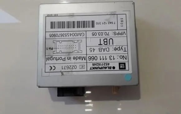 Opel Vectra C Antenna control unit 13111066 453116246