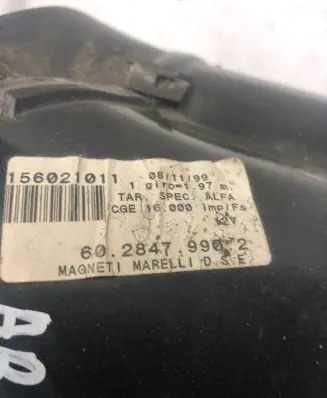 Alfa Romeo 166 Speedometer (instrument cluster) 156021011 27511487