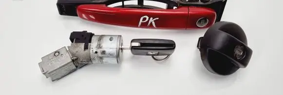 Peugeot 307 Lock set 36388101 9657619380