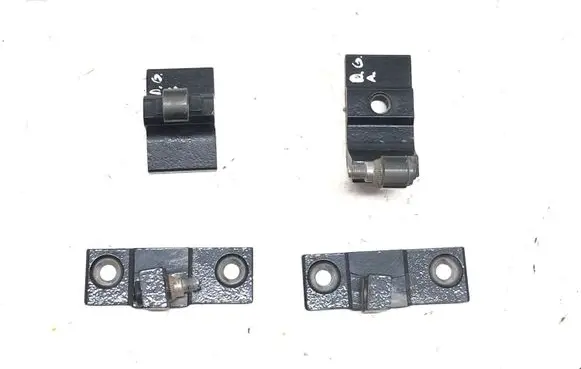 Rear door hinge set