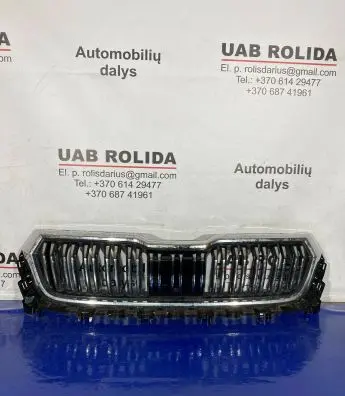 Skoda Kodiaq Front bumper upper radiator grill 565853653J 565853653K
