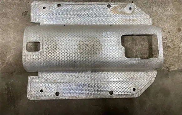 Aston Martin Vantage III Exhaust heat shield