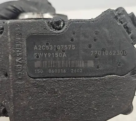 Opel Vivaro Throttle valve A2C53107575 WY9150A 7701062300
