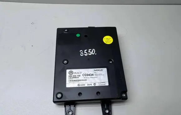Volkswagen PASSAT B6 Bluetooth control unit module 5N0035730 001B33423537 0541575