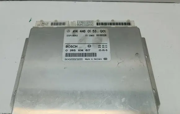 Mercedes-Benz Vaneo W414 ESP (stability system) control unit 4144460153 0265109617 A4144460153