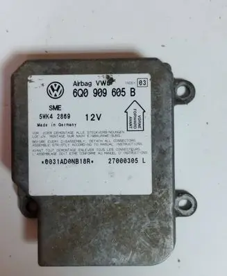 Volkswagen PASSAT B5 Airbag control unit/module 6Q0909605B 5WK42869 27000305L