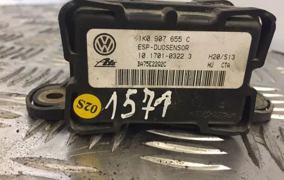 Seat Toledo III (5P) ESP acceleration yaw rate sensor 1K0907655D 1571