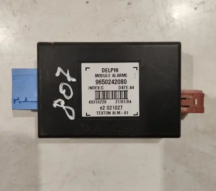 Peugeot 807 Alarm control unit/module 9650242080