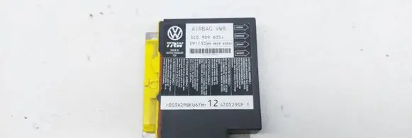 Volkswagen PASSAT B6 Airbag control unit/module 3C0909605 3C0909605J