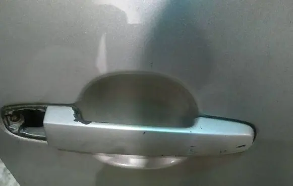 Toyota Corolla Verso AR10 Front door exterior handle 