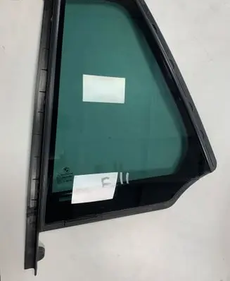 Rear vent window glass