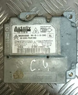 Citroen C4 I Airbag control unit/module 9662643680