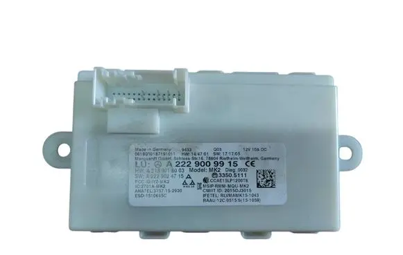 Mercedes-Benz C W205 Keyless (KESSY) go control unit/module A2229009915