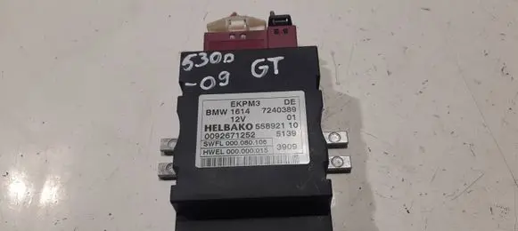 Fuel injection pump control unit/module