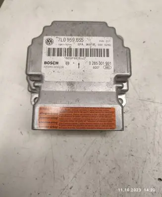 Volkswagen Touareg I Airbag control unit/module 7L0959655