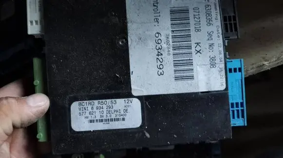 Mini One - Cooper R50 - 53 Central body control module 6934293 6308356 07127018