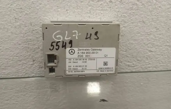 Mercedes-Benz ML W164 Gateway control module A1649002901 A1649023100 A1645403662