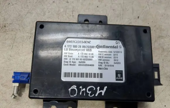 Mercedes-Benz C W204 Cruise control unit/module A1729016302 A1729002809 A1729021105