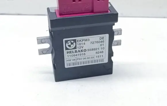 BMW 3 E90 E91 Fuel injection pump control unit/module 7276046 16147276046