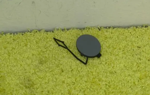 Rear bumper row hook cap/cover
