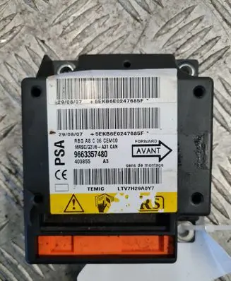 Citroen C3 Airbag control unit/module 9663357480