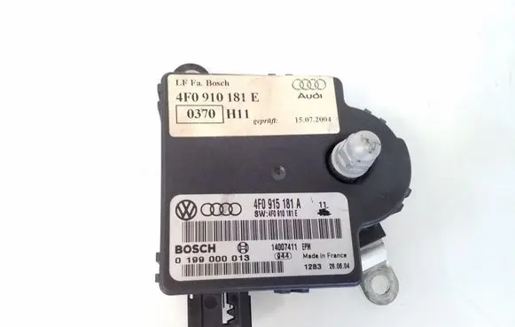 Audi A6 S6 C6 4F Other control units/modules 4F0910181E 0199000013 4F0915181A