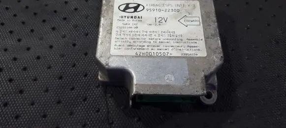 Hyundai Accent Airbag control unit/module 9591022300 5WK4142