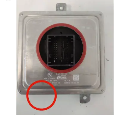 BMW 3 G20 G21 LED ballast control module 5A0AFC001