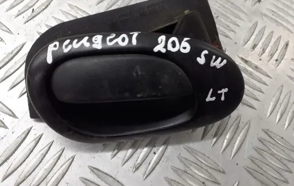Peugeot 206 Rear door interior handle trim 9623698477