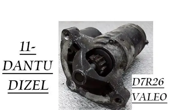 Fiat Scudo Starter motor D7R26
