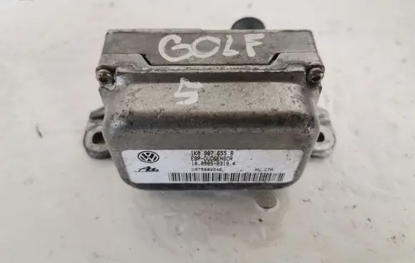 Volkswagen Golf V ESP acceleration yaw rate sensor 1K0907655B