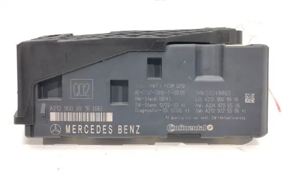 Mercedes-Benz E W212 Other control units/modules A2129009916