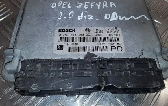 Opel Zafira A Engine control unit/module 0281010268 24417169
