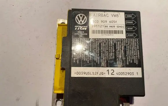 Volkswagen PASSAT B6 Airbag control unit/module 3C0909605F