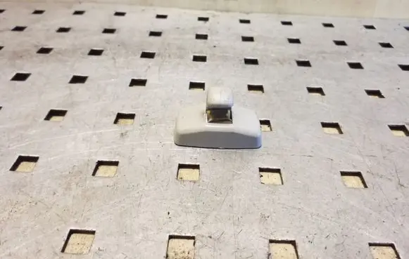 Sun visor clip/hook/bracket