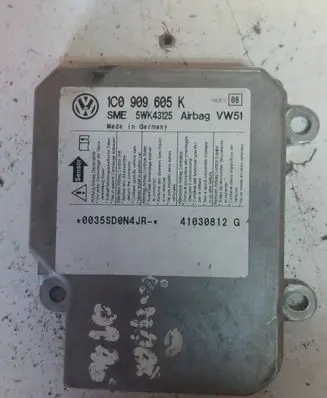 Volkswagen Polo Airbag control unit/module 1C0909605K 5WK43125 0035SD0N4JR