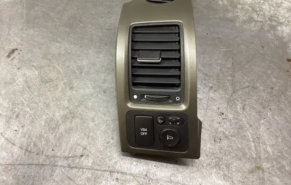 Dashboard air vent grill cover trim