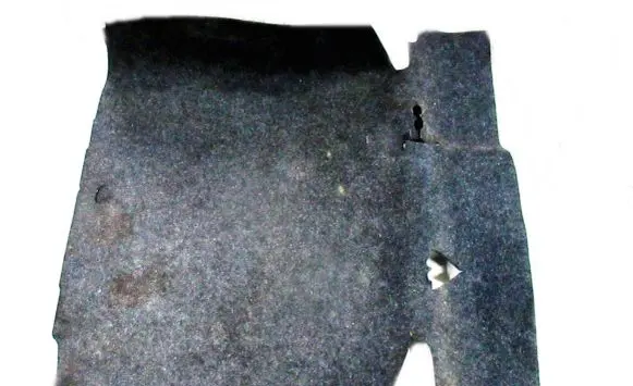 Skoda Fabia Mk2 (5J) Trunk/boot floor carpet liner 5J6863463F CZXH4