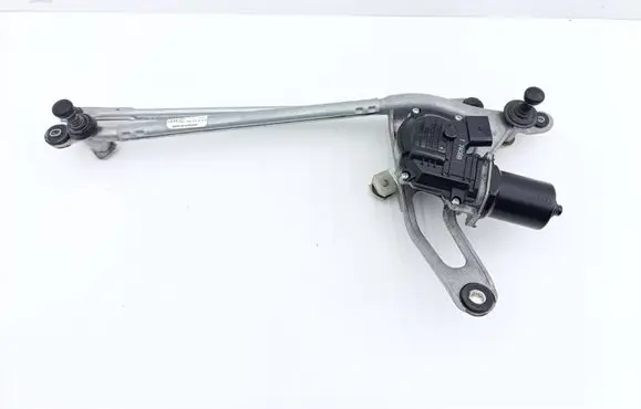 Front wiper linkage and motor