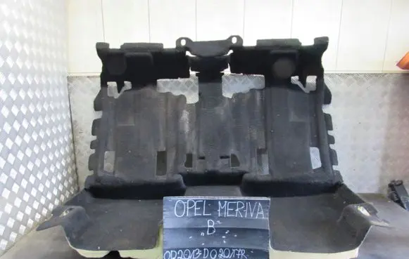 Opel Meriva B Rear floor carpet liner 13414856