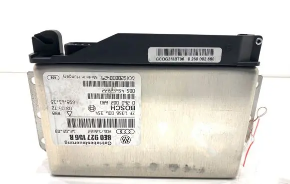 Audi A4 S4 B6 8E 8H Gearbox control unit/module 8E0927156R