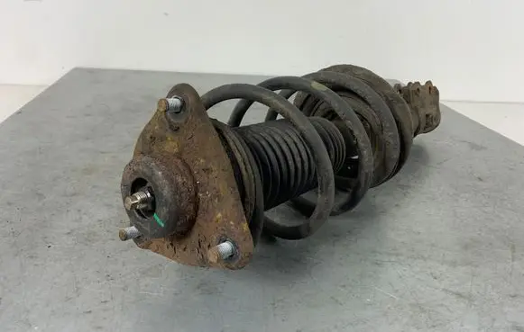 Front shock absorber with coil spring