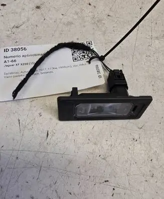 Jaguar XF X260 Number plate light GX7313B627AB