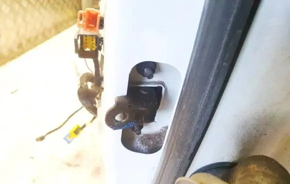 Opel Crossland X Front door check strap stopper 