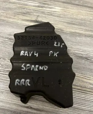 Fender foam support/seal