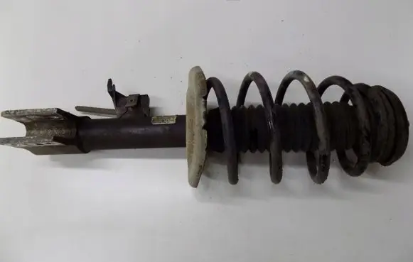 Front shock absorber with coil spring