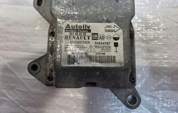 Opel Vivaro Airbag control unit/module 8200435342A